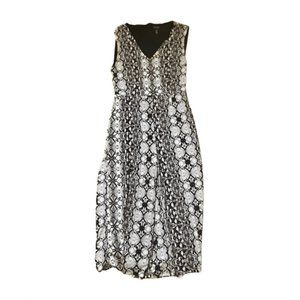 Nicole Miller New York Wide Leg Snakeskin Jumpsuit Romper Size 8